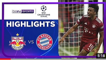 RB Salzburg 1-1 Bayern Munich | Champions League 21/22 Highlights