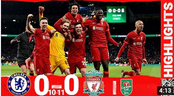 Chelsea 0-0 Liverpool | Carabao Cup
