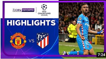 Manchester United 0-1 Atletico Madrid | Champions League 21/22 Highlights