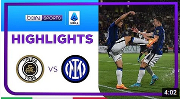 Spezia 1-3 Inter Milan | Serie A 21/22 Match Highlights