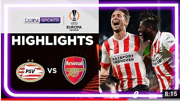 PSV Eindhoven 2-0 Arsenal | Europa League 22/23 Match Highlights