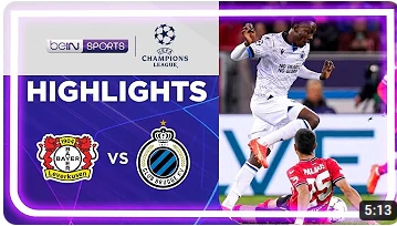 Bayer Leverkusen 0-0 Club Brugge | Champions League 22/23 Match Highlights