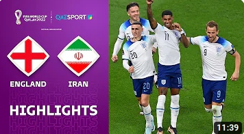 อังกฤษ 6-2 อิหร่าน / ฟุตบอลโลก 2022