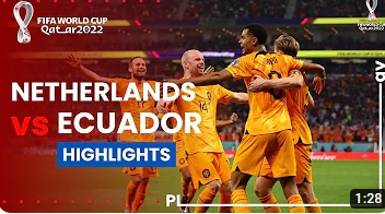 เนเธอร์แลนด์ 1-1 เอกวาดอร์/ฟุตบอลโลก 2022