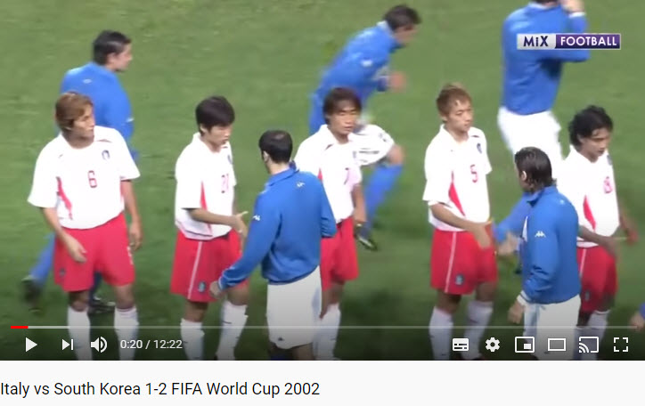 ย้อนความหลัง บอลโลก 2002 เกาหลีใต้ พบ อิตาลี
